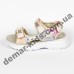 Детские босоножки Lilin Shoes B058-1-1 золото большие